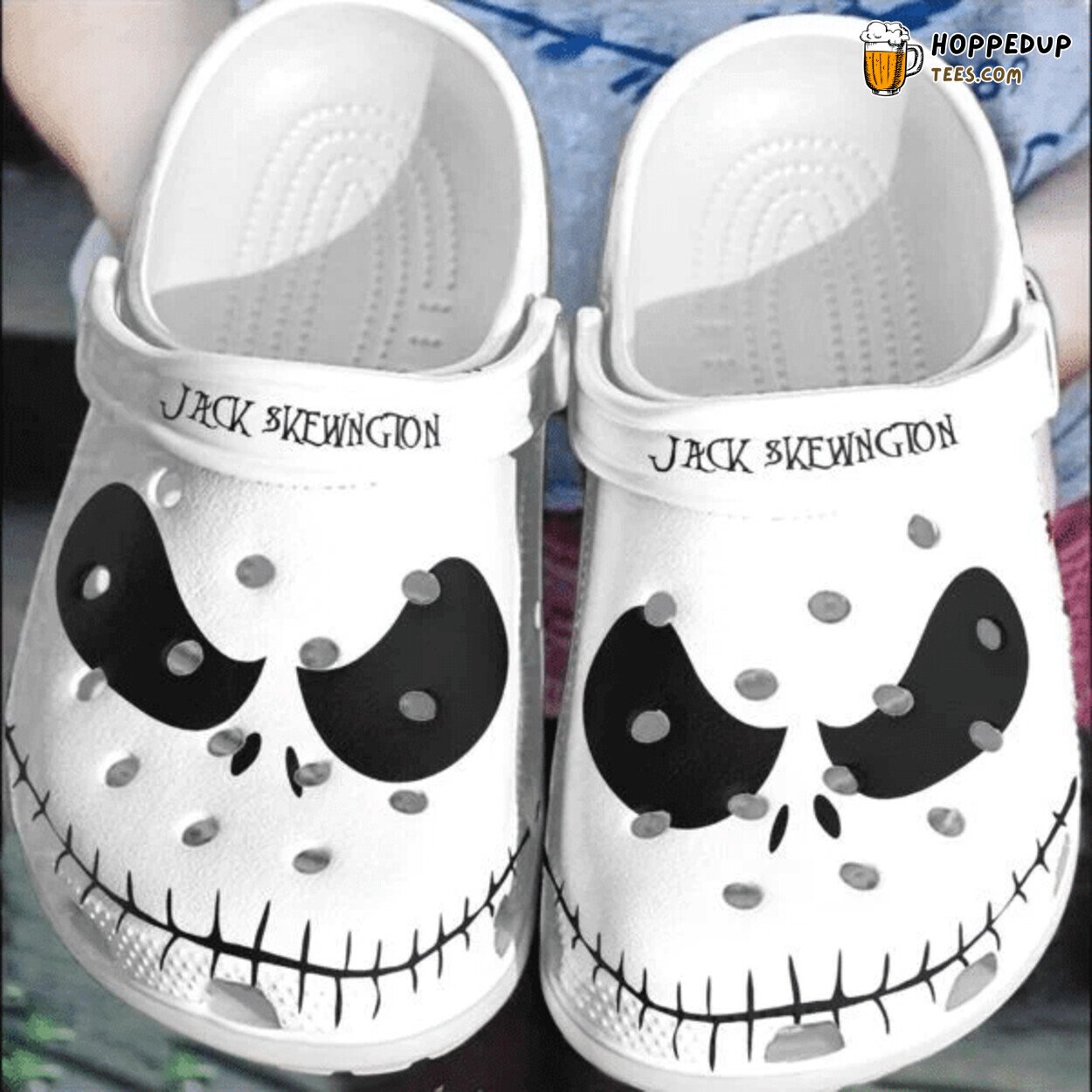 Jack Skellington Halloween Classic Comfortable Clogs Shoes Design