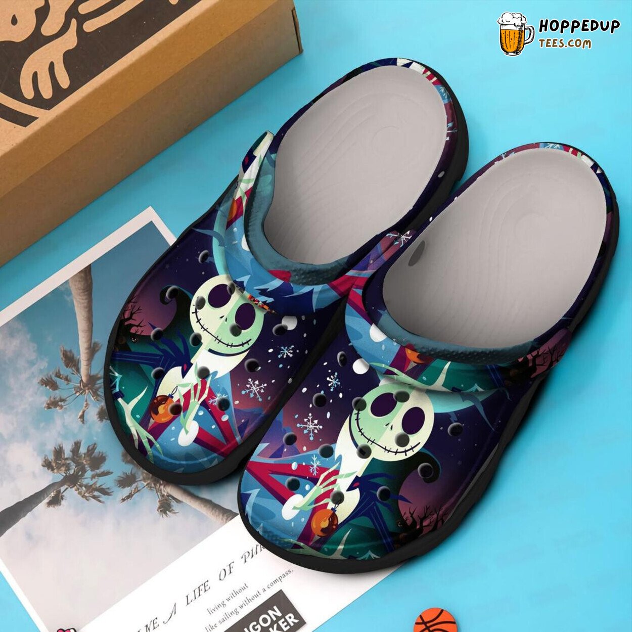 Jack Skellington Nightmare Before Christmas Movie Themed Clogs