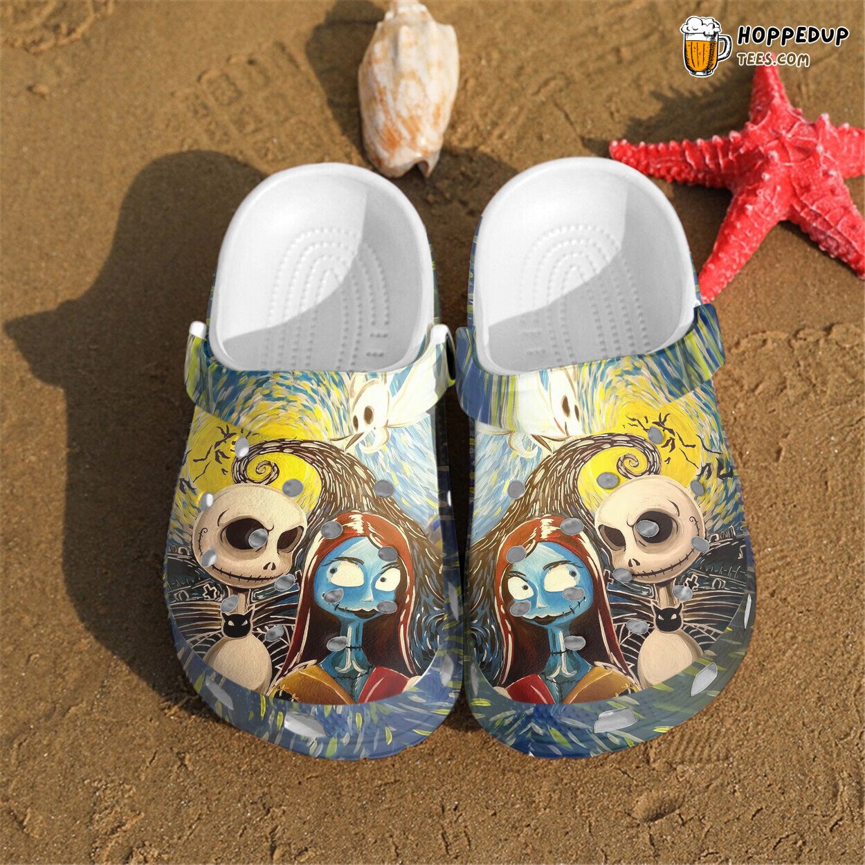 Jack Skellington Sally Nightmare Before Christmas Vangogh Clogs