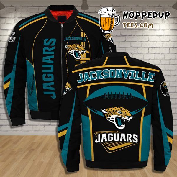 Jacksonville Jaguars 3D Printful Design Exclusive Bomber Jacket Unique Look