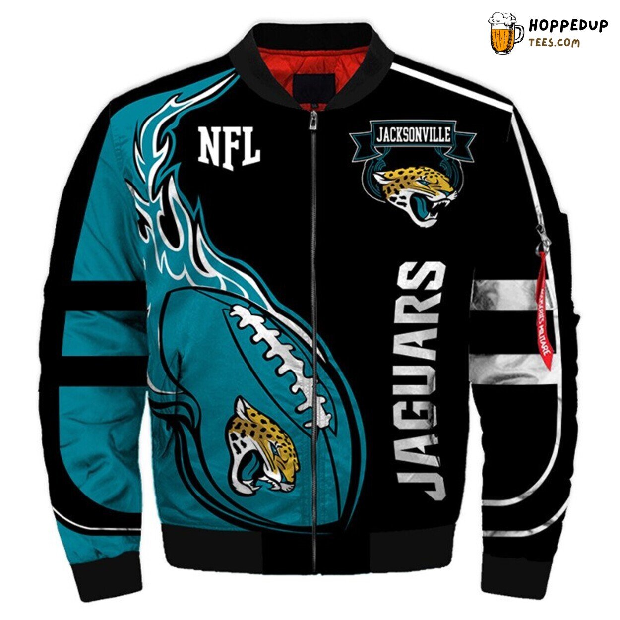 Jacksonville Jaguars Men’s Winter Fashion Bomber Jacket Gift