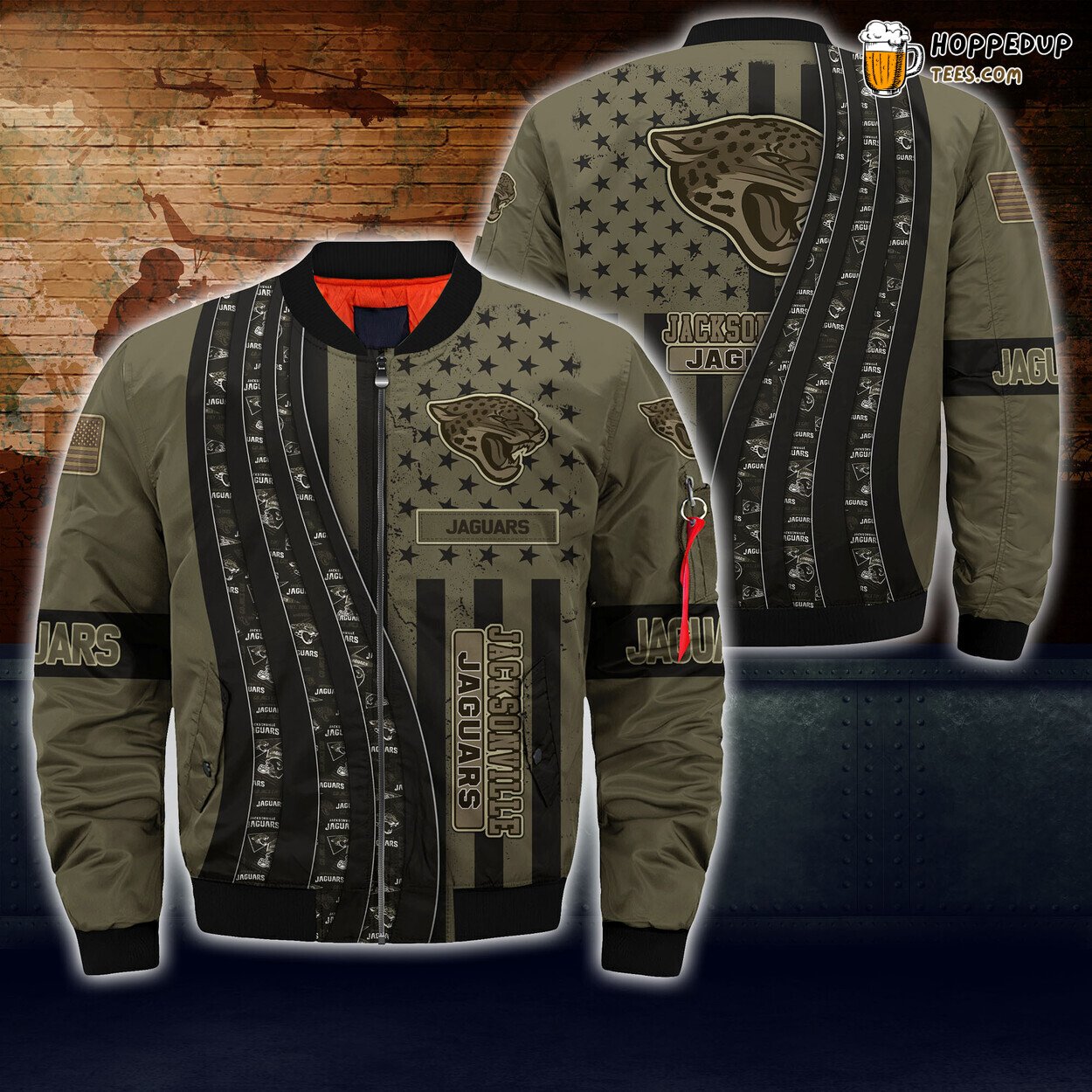 Jacksonville Jaguars NFL Camo Bomber Jacket Season’s Best
