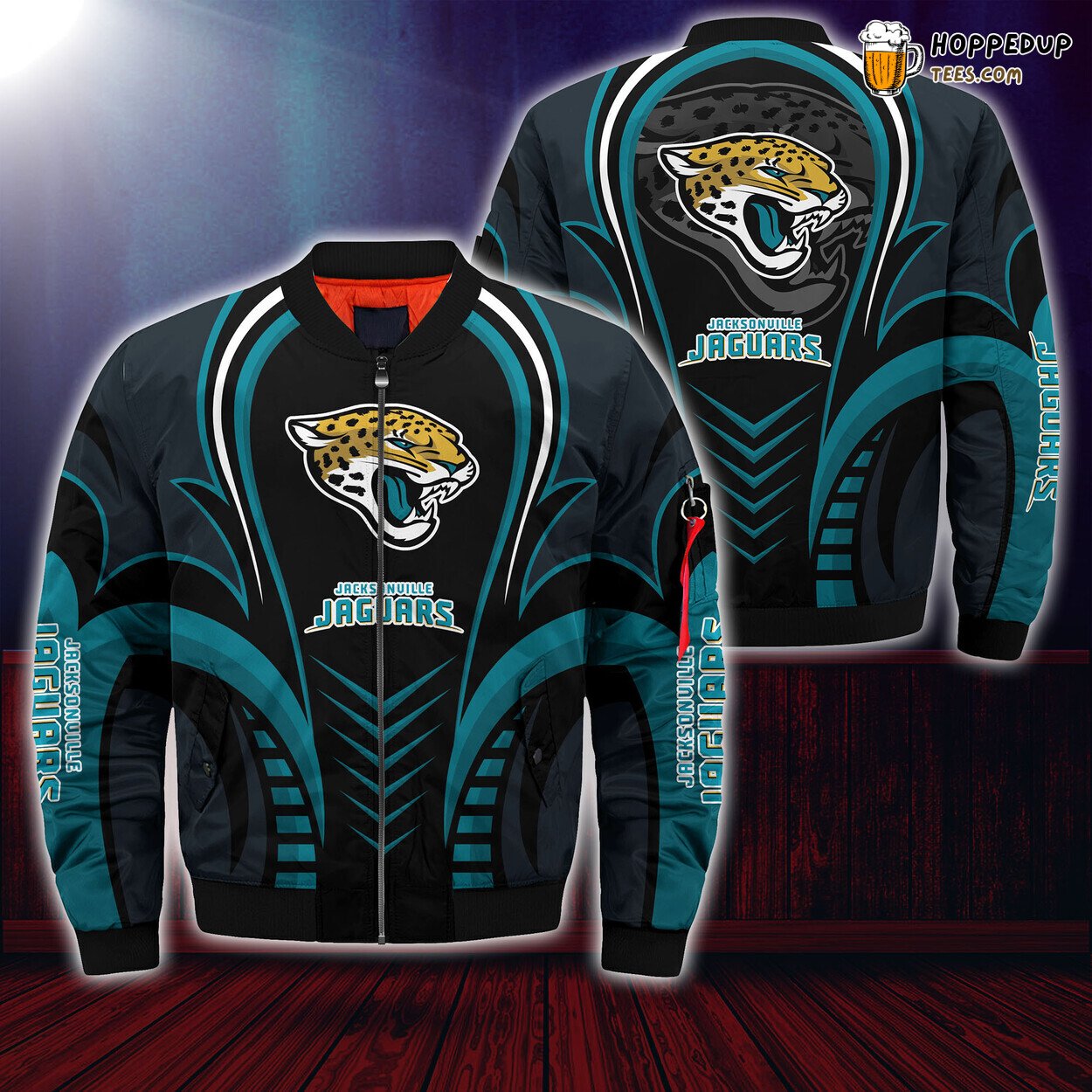Jacksonville Jaguars NFL Season Highlight Bomber Jacket