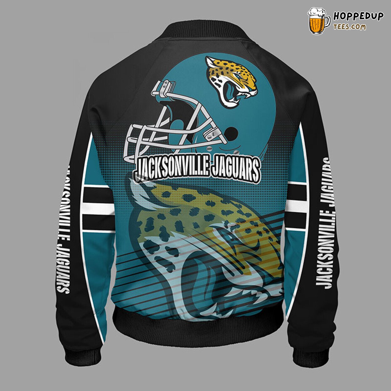 Jacksonville Jaguars NFL Unisex Green Bomber Jacket Distinct