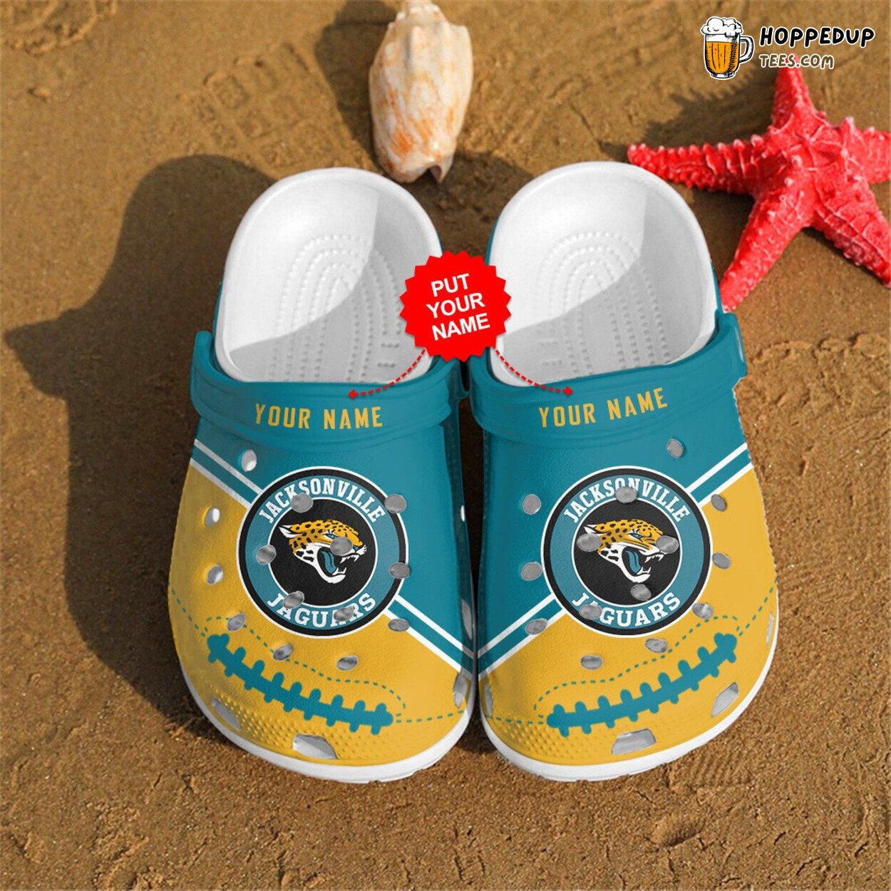 Jacksonville Jaguars Personalized NFL Fans Comfortable Unique Clogs