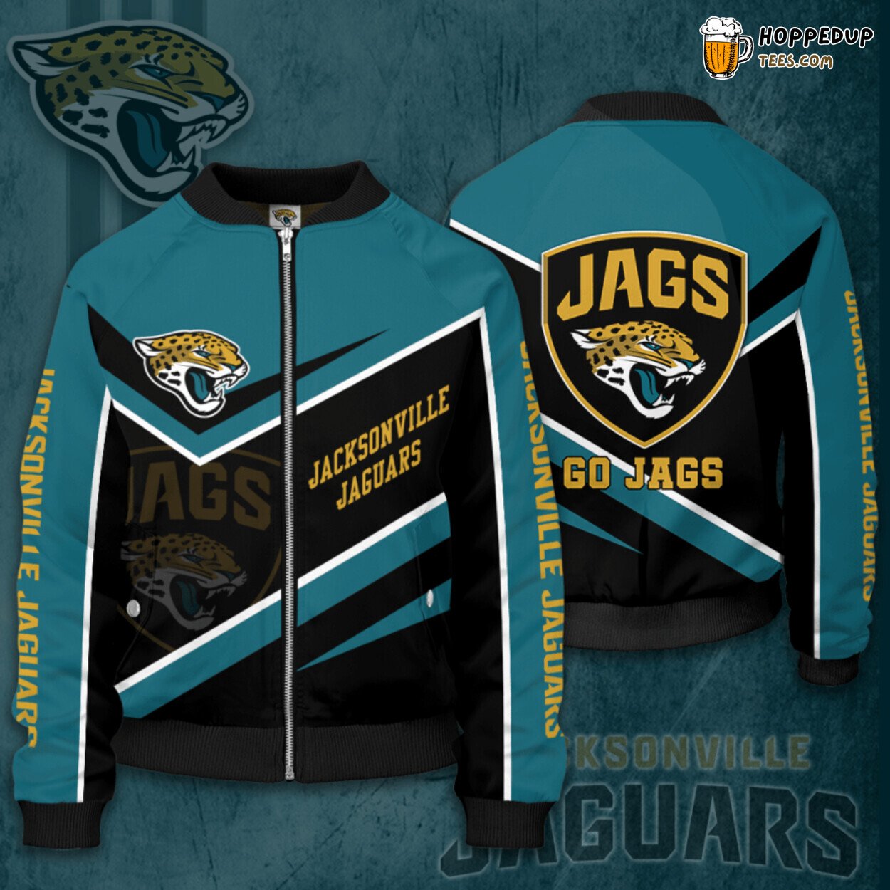 Jacksonville Jaguars Signature Bomber Jacket Unique Creation