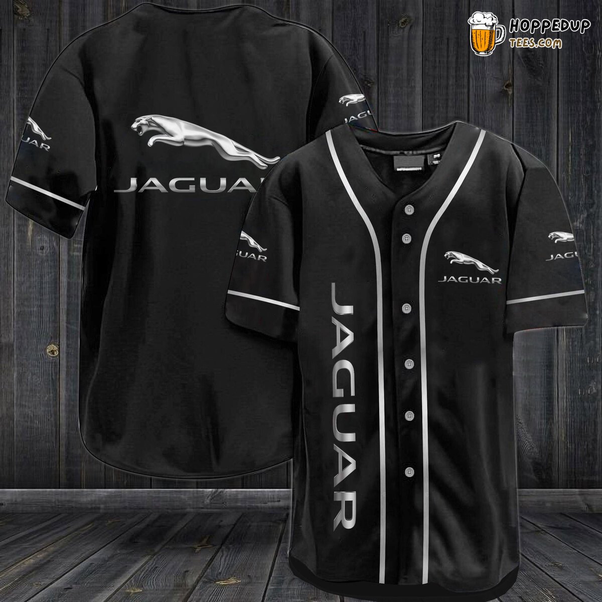 Jaguar Baseball Jersey Black Unisex Jersey Shirt