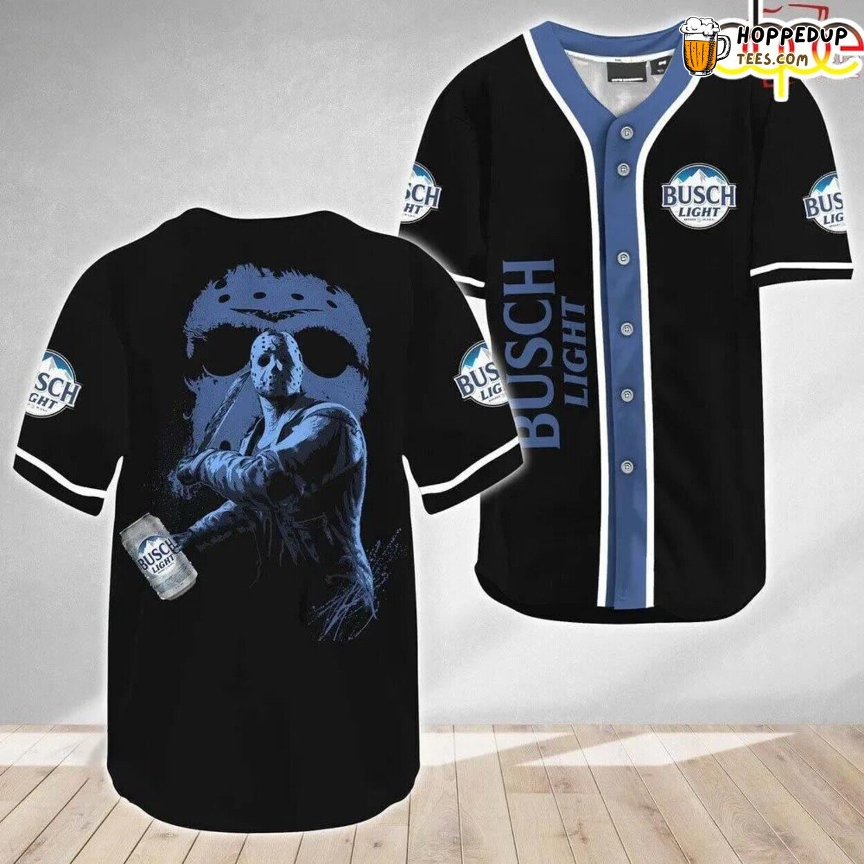 Jason Voorhees Busch Light Horror Baseball Jersey Design Shirt Edition