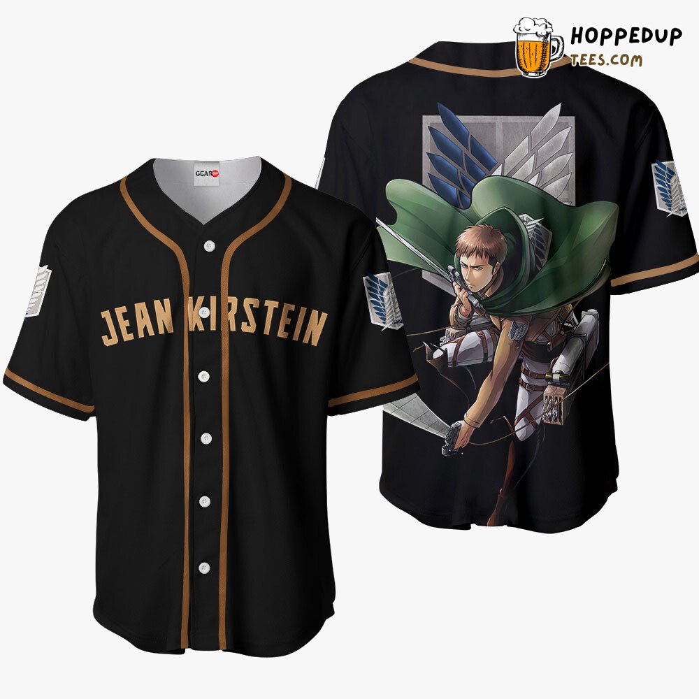 Jean Kirstein Distinctive Unique Anime Design Baseball Jersey Collection Jean Kirstein Distinctive Unique Anime Design Baseball Jersey Collection