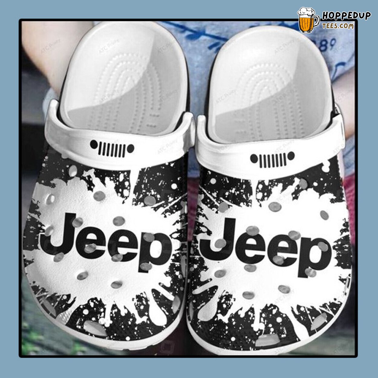 Jeep Themed Comfortable Unique Design Clog Shoes Special Style