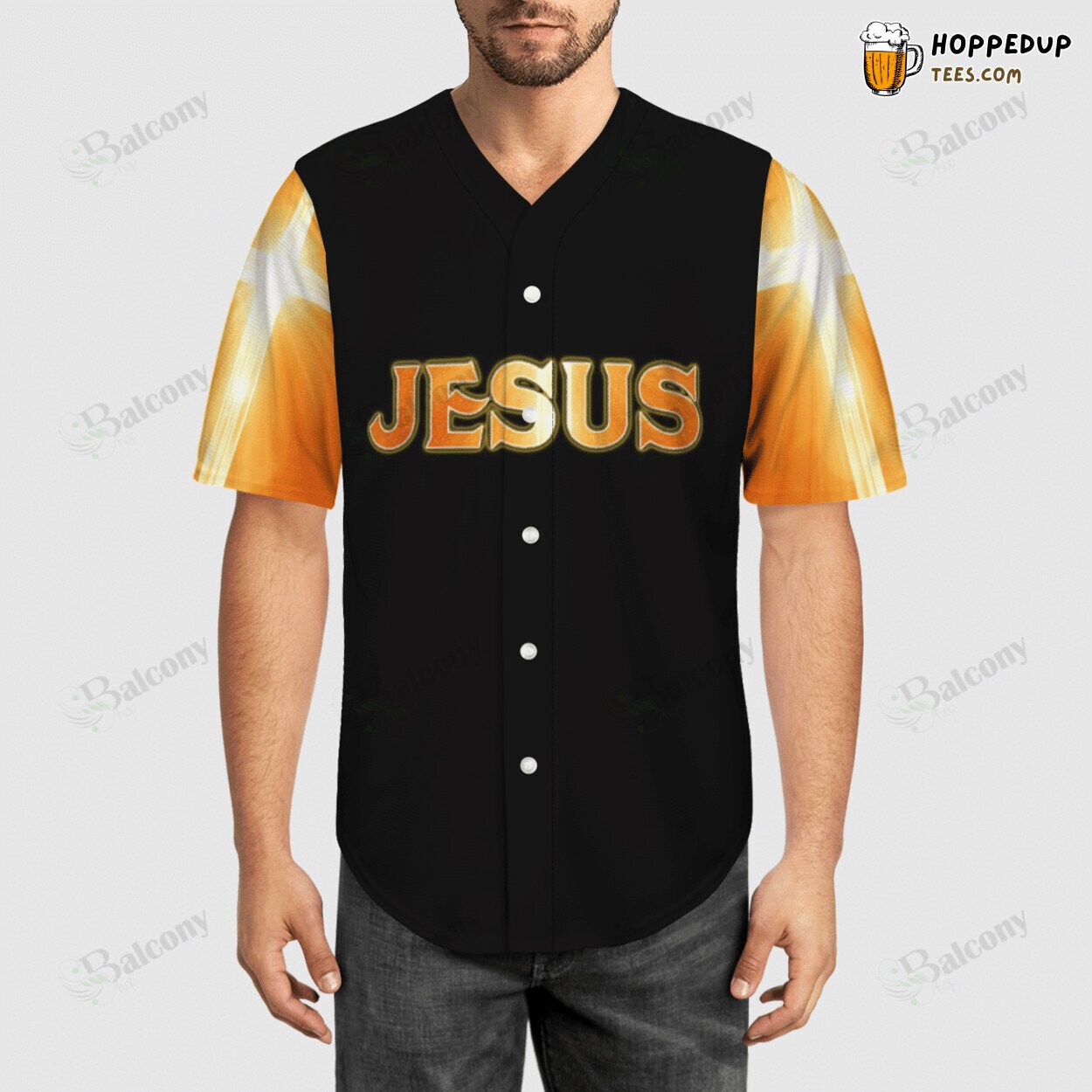Jesus Blessed Redeemer Baseball Jersey Spiritual Praise Top