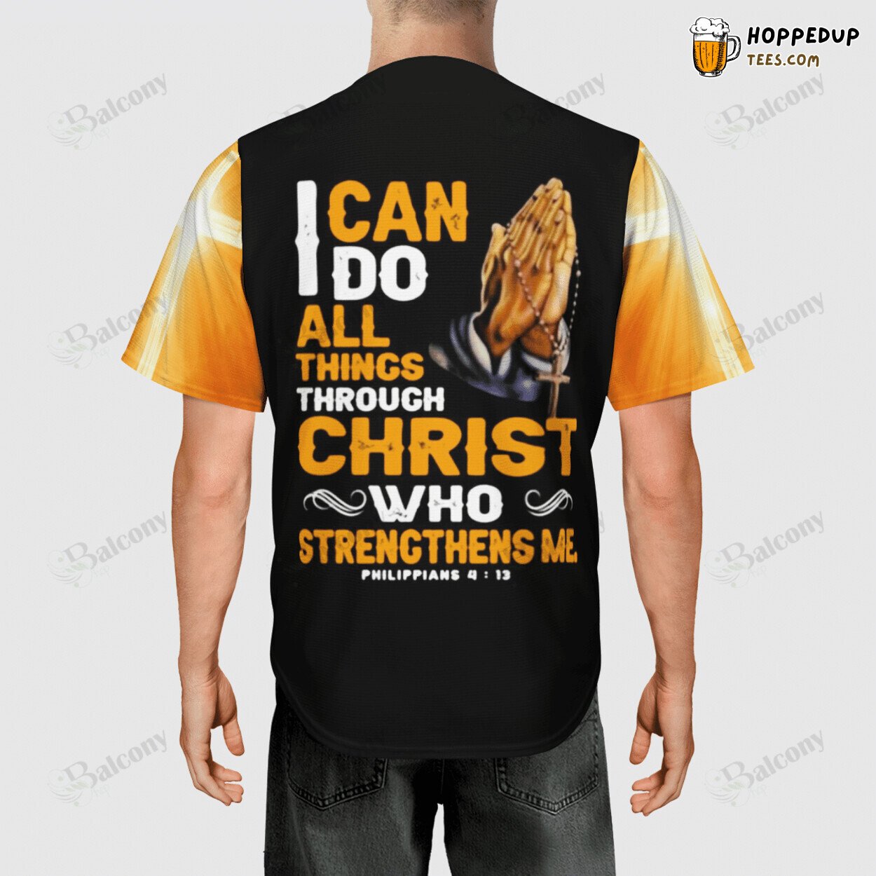 Jesus Blessed Redeemer Baseball Jersey Spiritual Praise Top