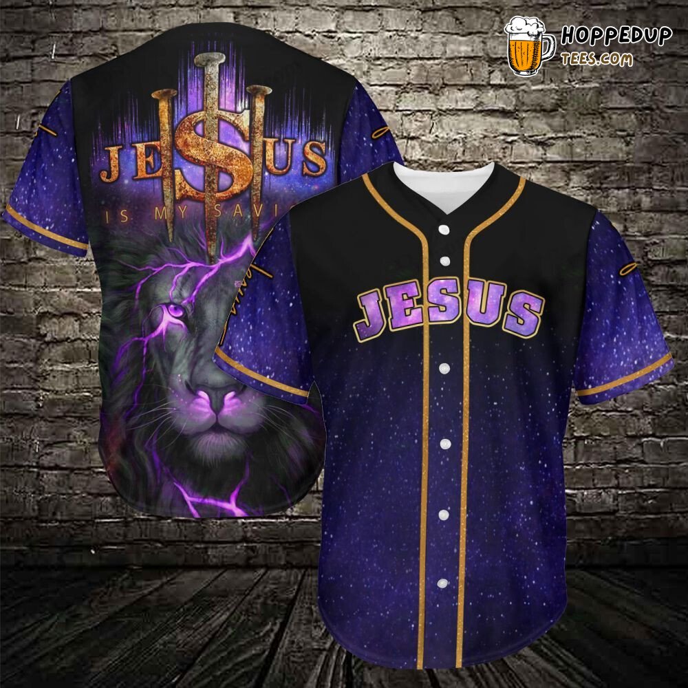 Jesus Christ King Faith Baseball Jersey Spiritual Sportswear