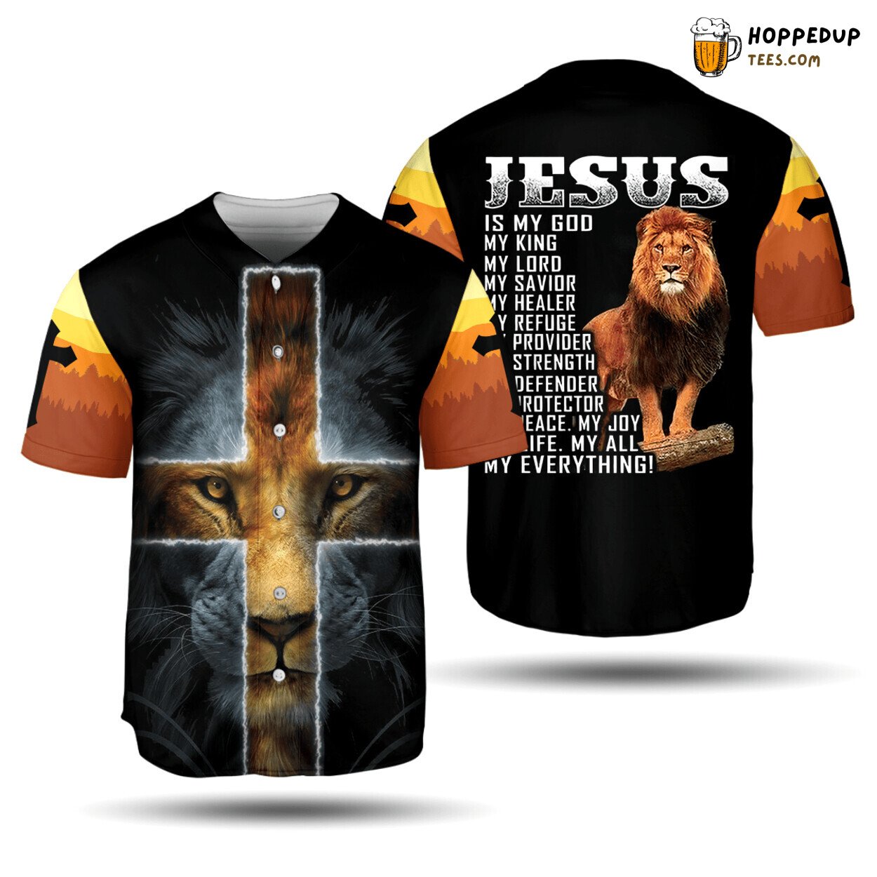 Jesus Christ Kingly Baseball Jersey Worship Athlete Attire