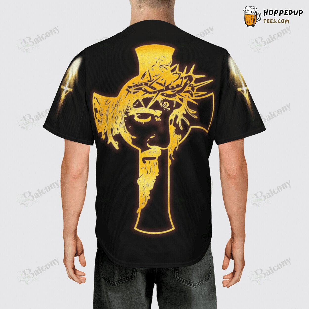 Jesus Enduring Love Baseball Jersey Forever Faithful Top