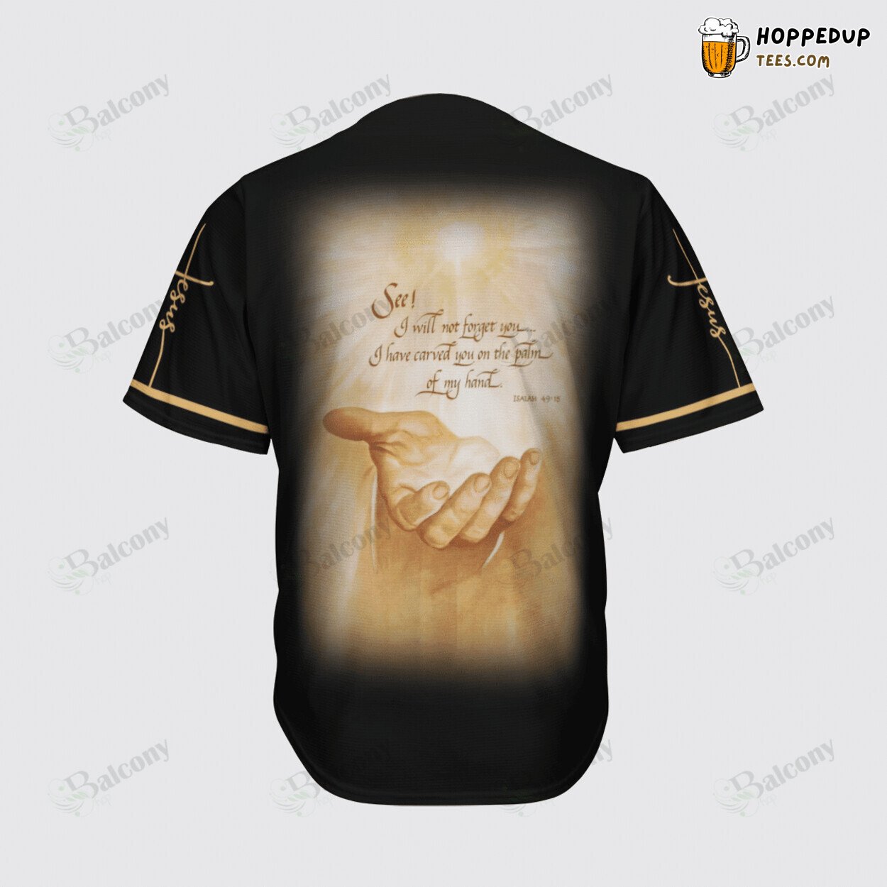 Jesus Guiding Light Theme Baseball Jersey Spiritual Warrior