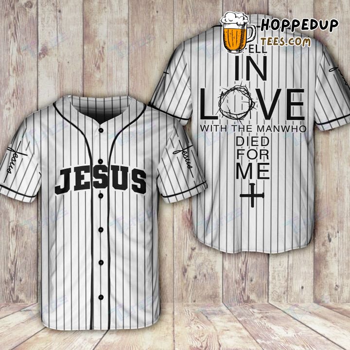 Jesus I Fell In Love With Baseball Tee Jersey Shirts 3D