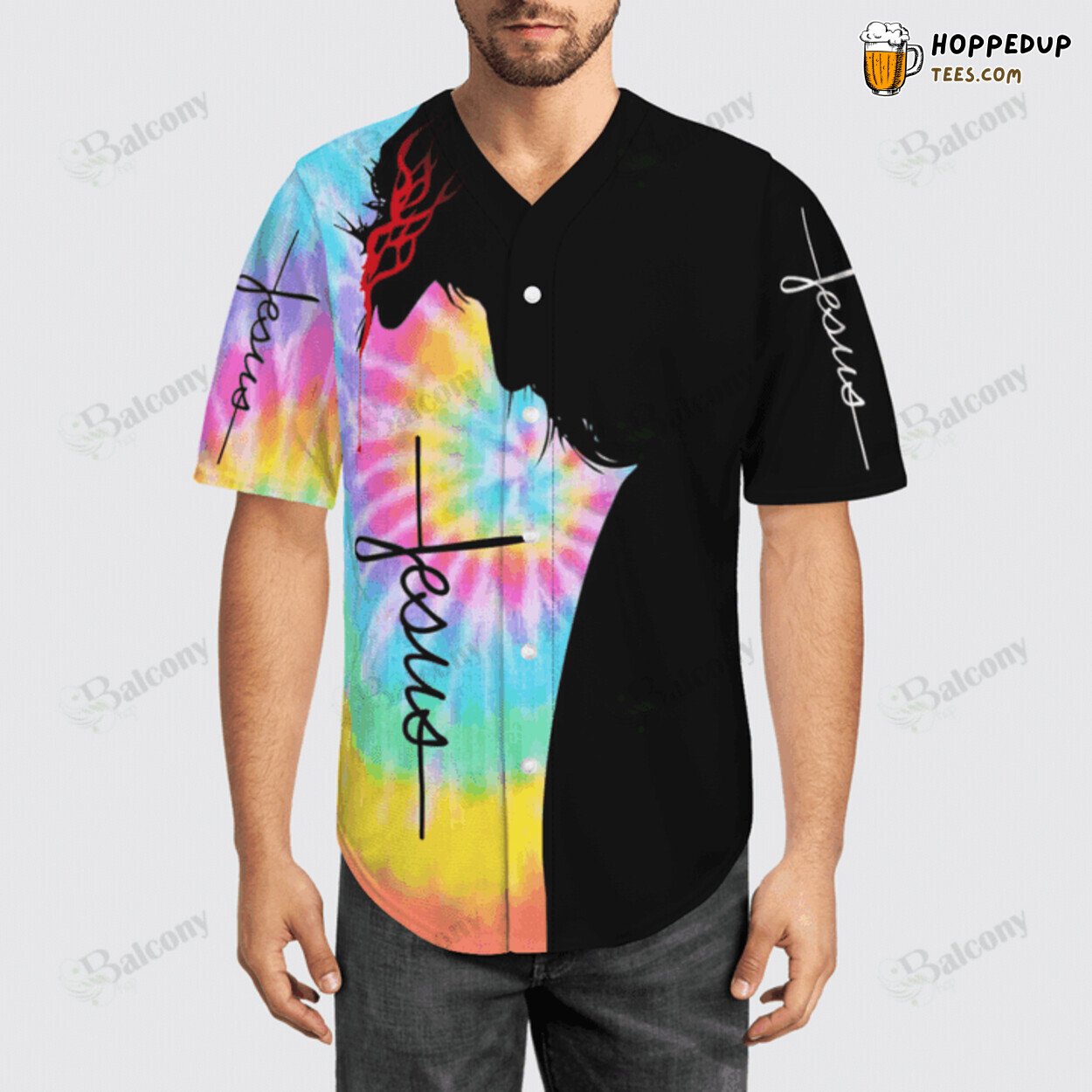 Jesus My Beacon of Hope in the Abyss Baseball Jersey Guiding Light Wear