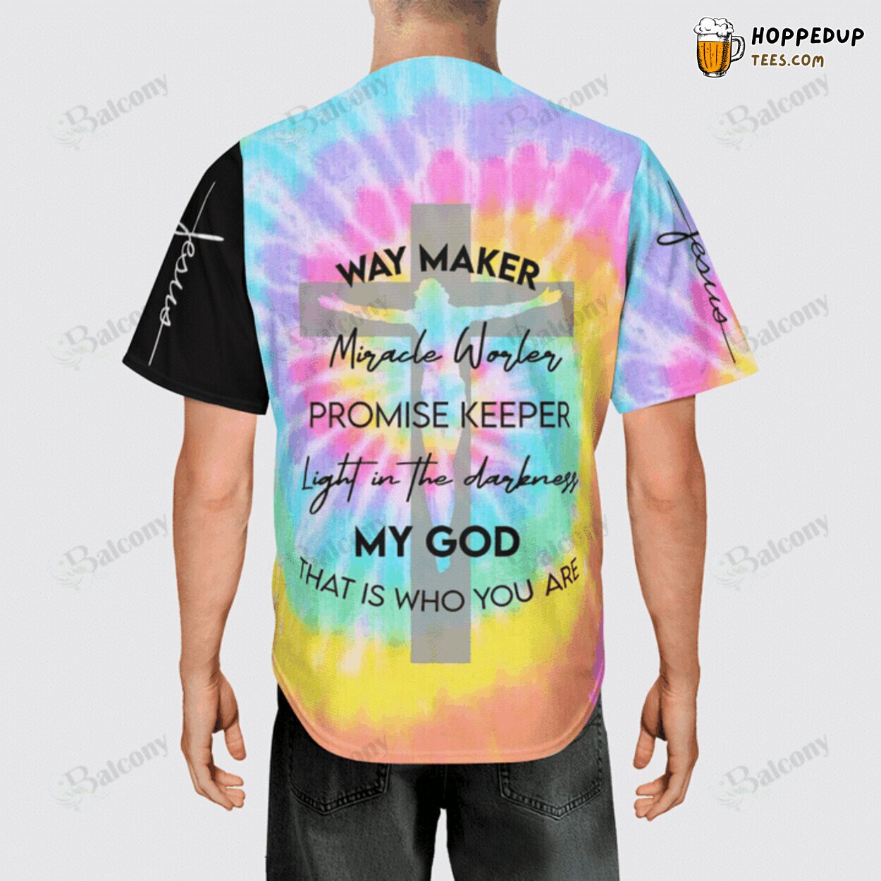 Jesus My Beacon of Hope in the Abyss Baseball Jersey Guiding Light Wear