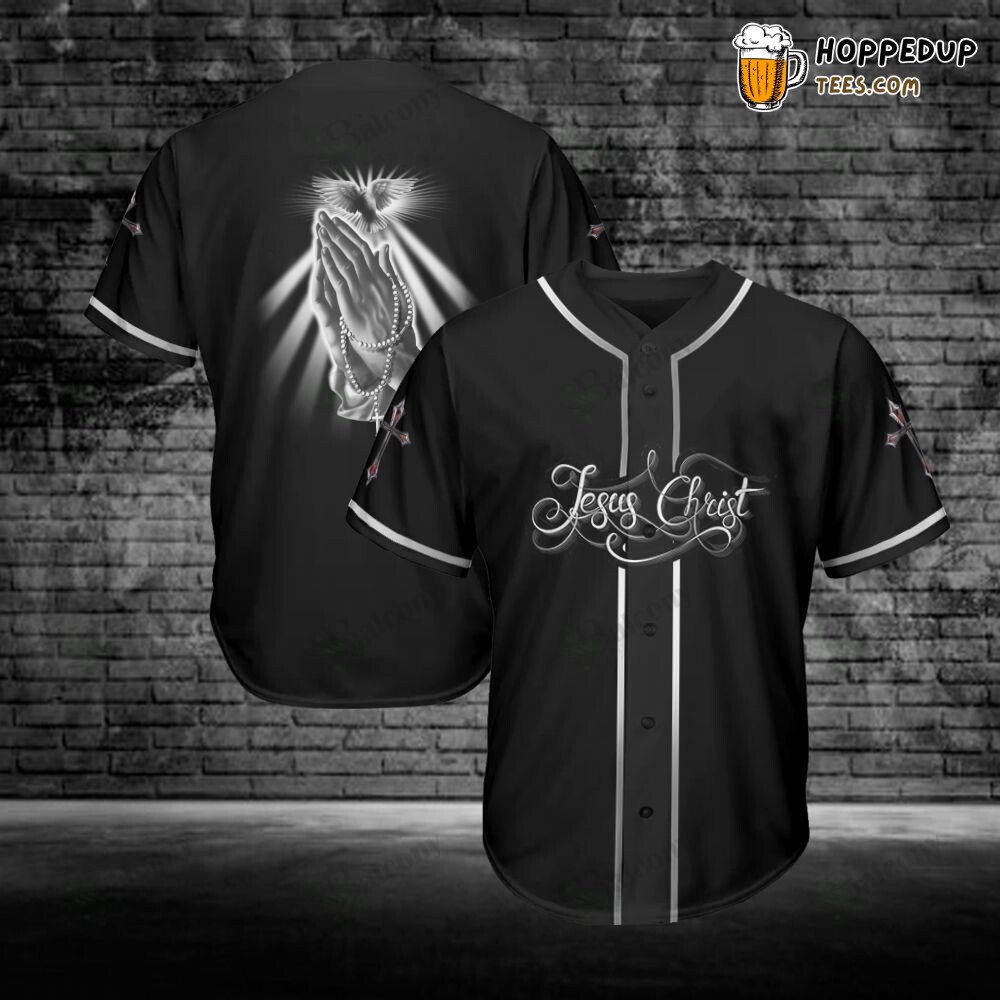 Jesus Peaceful Savior Baseball Jersey Serene Worship Gear