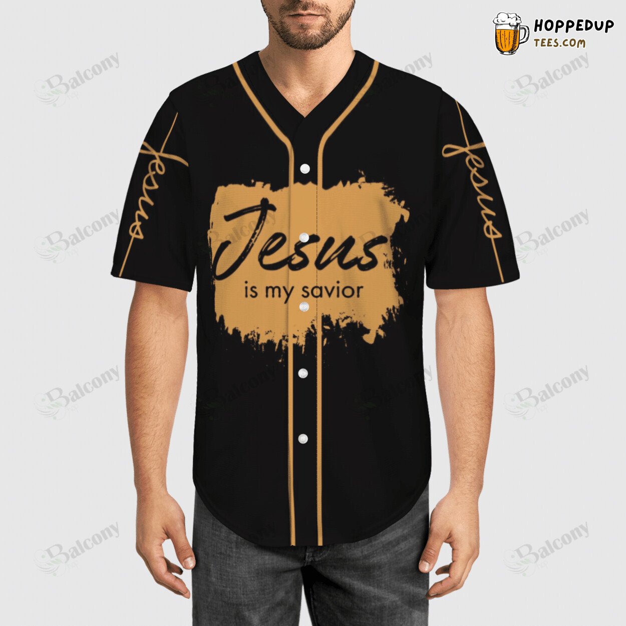 Jesus Resurrection Hope Baseball Jersey Eternal Faith Top