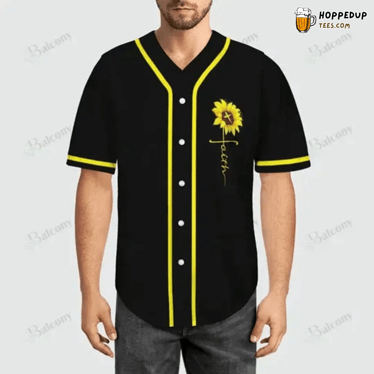 Jesus Sunflower It’s Not a Religion It’s a Relationship Baseball Tee Jersey Shirts 3D