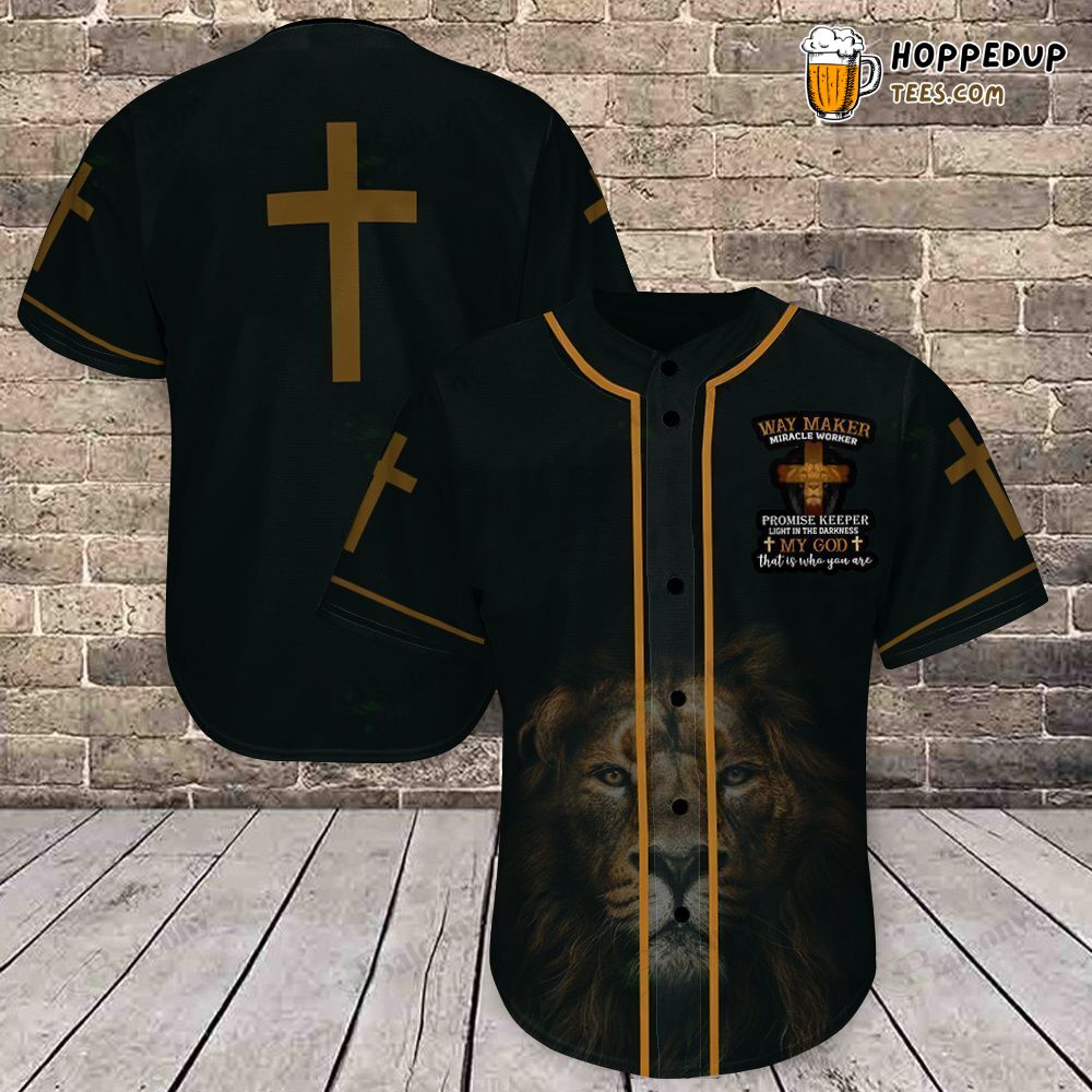 Jesus Themed Baseball Jersey Unique Design Tee Religious Edition