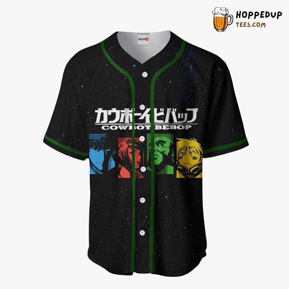 Jet Black Distinctive Unique Design Anime Baseball Jersey Shirt Edition