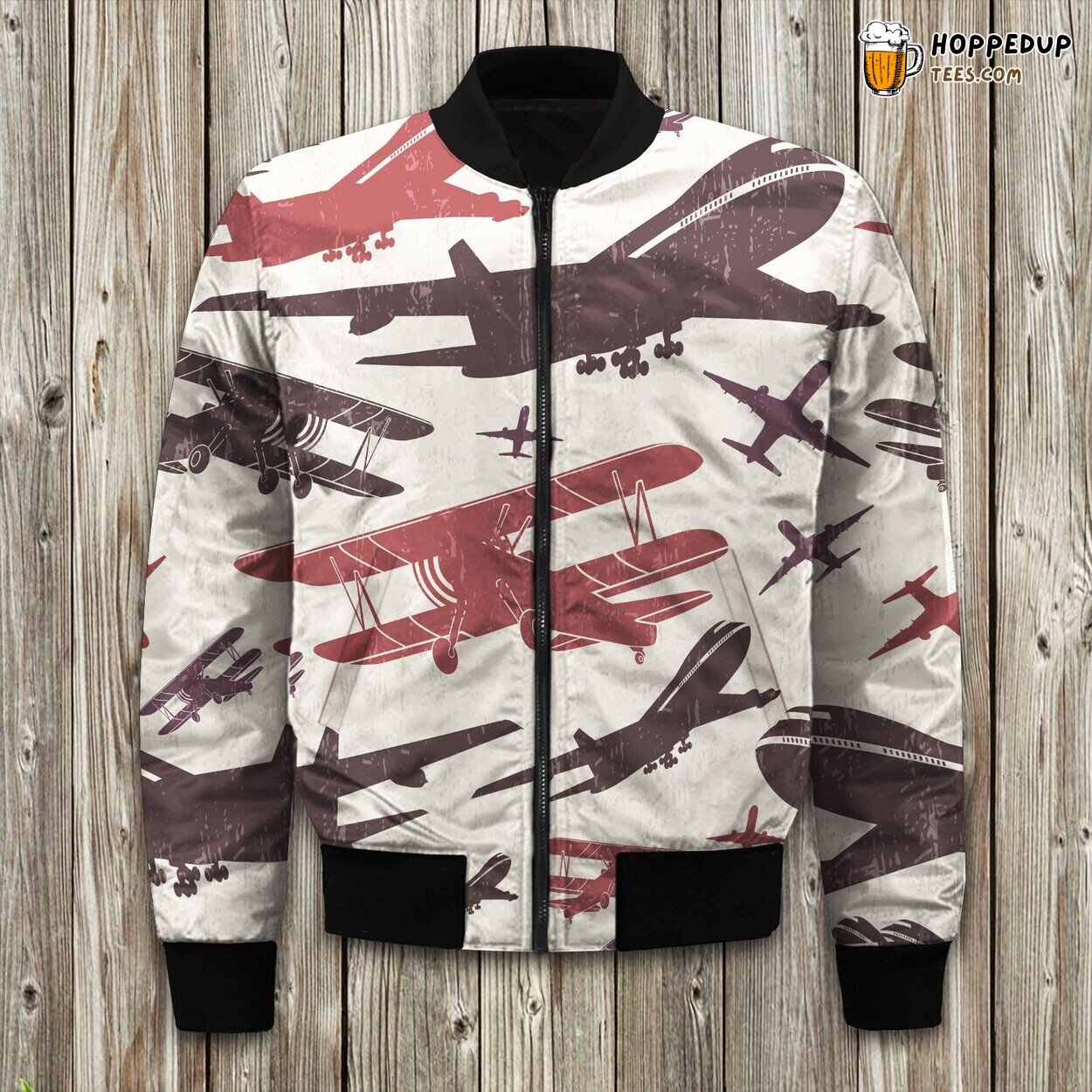 Jet Style Airplane Winter Bomber Jacket Exclusively Tailored Precision