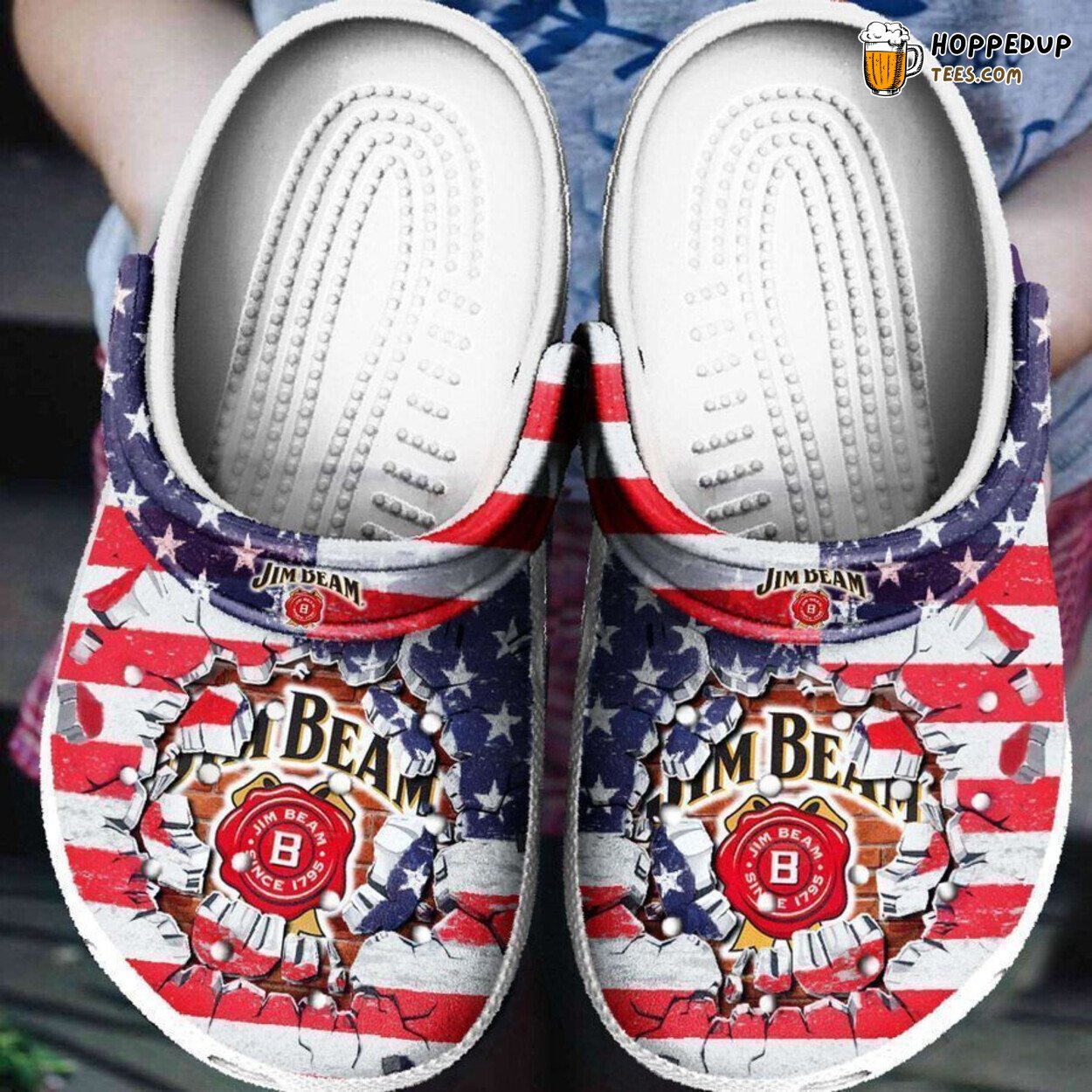 Jim Beam Branded Comfortable Unique Themed Clog Shoes Style