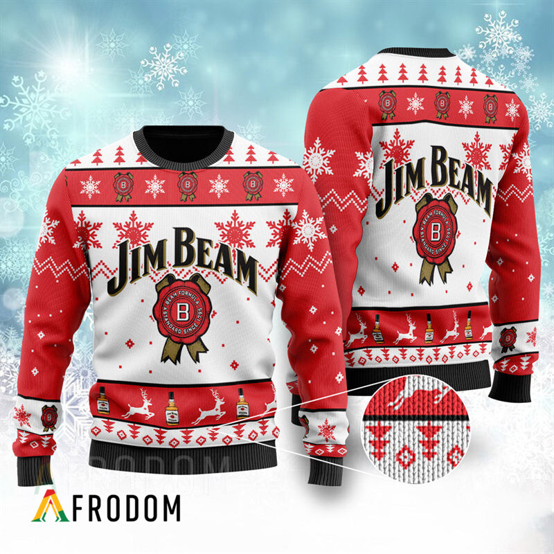Jim Beam Festive Christmas Knit Sweater HU