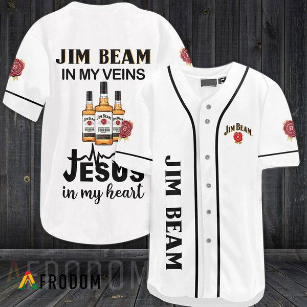 Jim Beam In My Veins Baseball Jersey HU