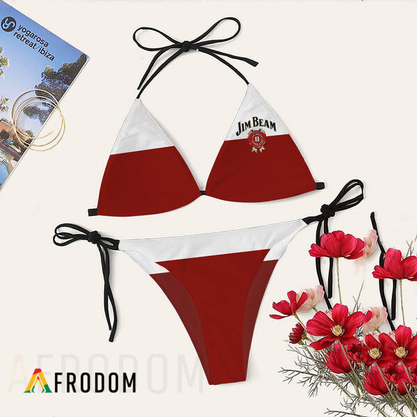 Jim Beam Triangle Bikini Set Swimsuit HU