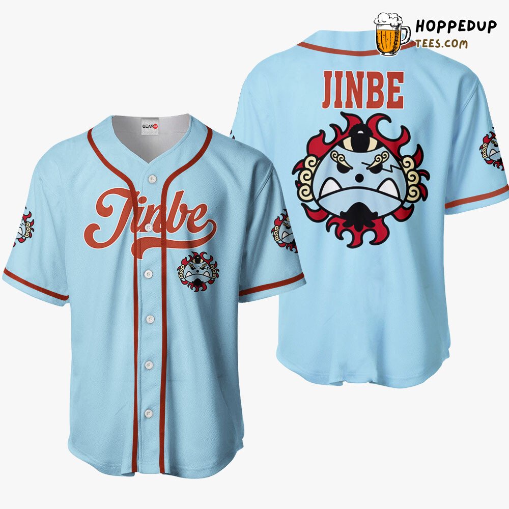 Jinbe Unique Symbol Baseball Jersey Distinctive Shirt Merchandise Design