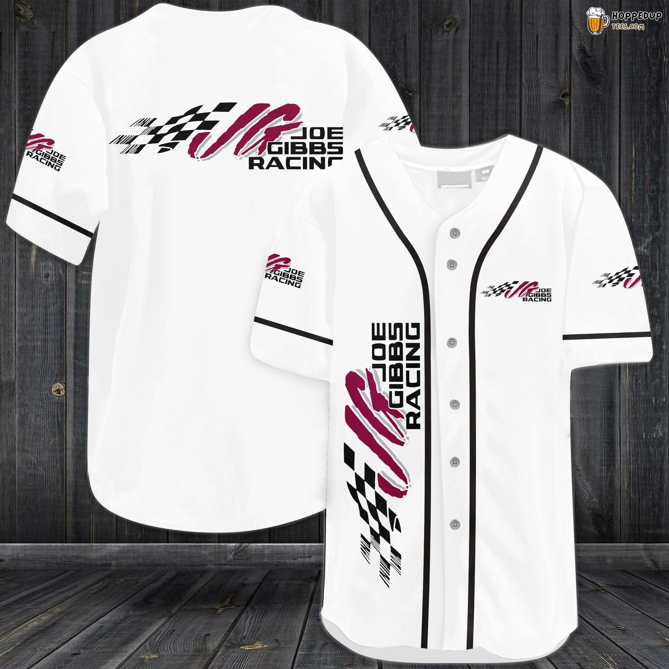 Joe Gibbs Racing Car Team Baseball Jersey Unisex Jersey Shirt