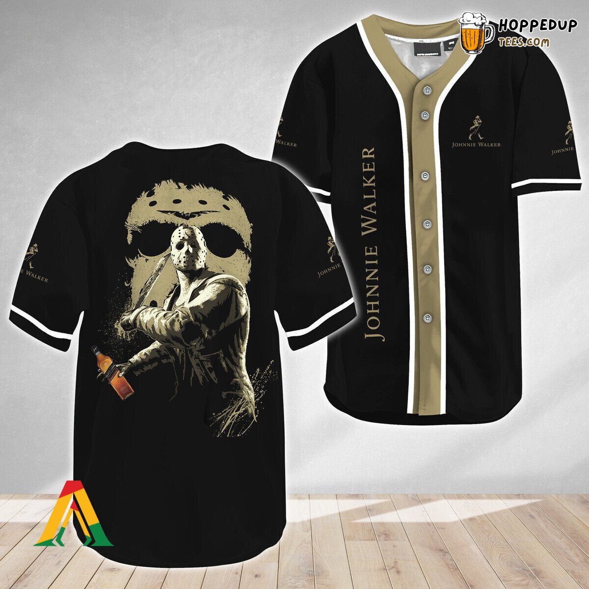 Johnnie Walker Jason Voorhees Friday The 13th Baseball Jersey Edition