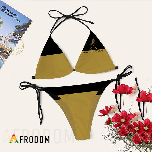 Johnnie Walker Triangle Bikini Set Swimsuit HU