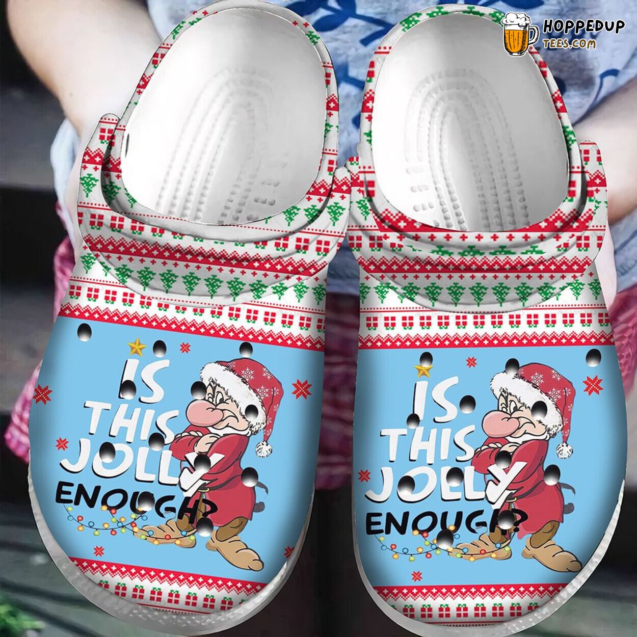 Jolly Enough Grumpy Dwarf Classic Themed Comfortable Unique Clogs