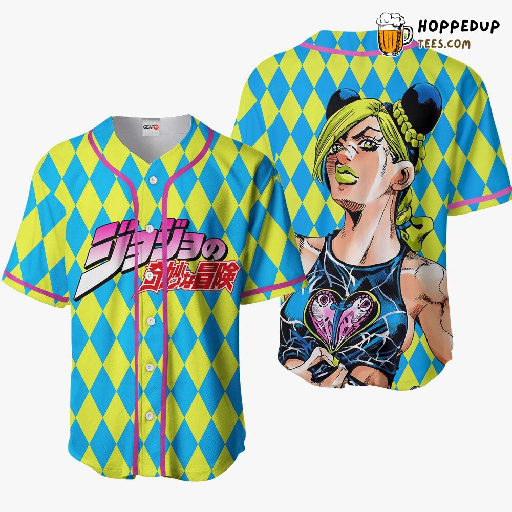 Jolyne Kujo JJBA Unique Distinctive Anime Baseball Jersey Design Edition Jolyne Kujo JJBA Unique Distinctive Anime Baseball Jersey Design Edition