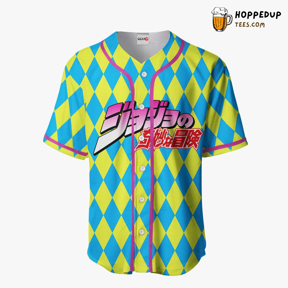 Jolyne Kujo JJBA Unique Distinctive Anime Baseball Jersey Design Edition