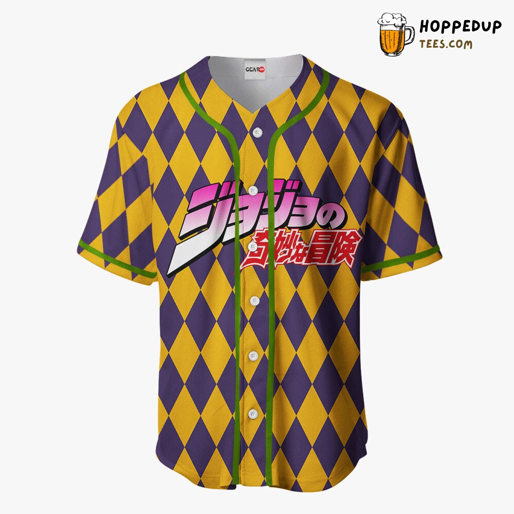 Josuke Higashikata JJBA Unique Anime Baseball Jersey Distinctive Design