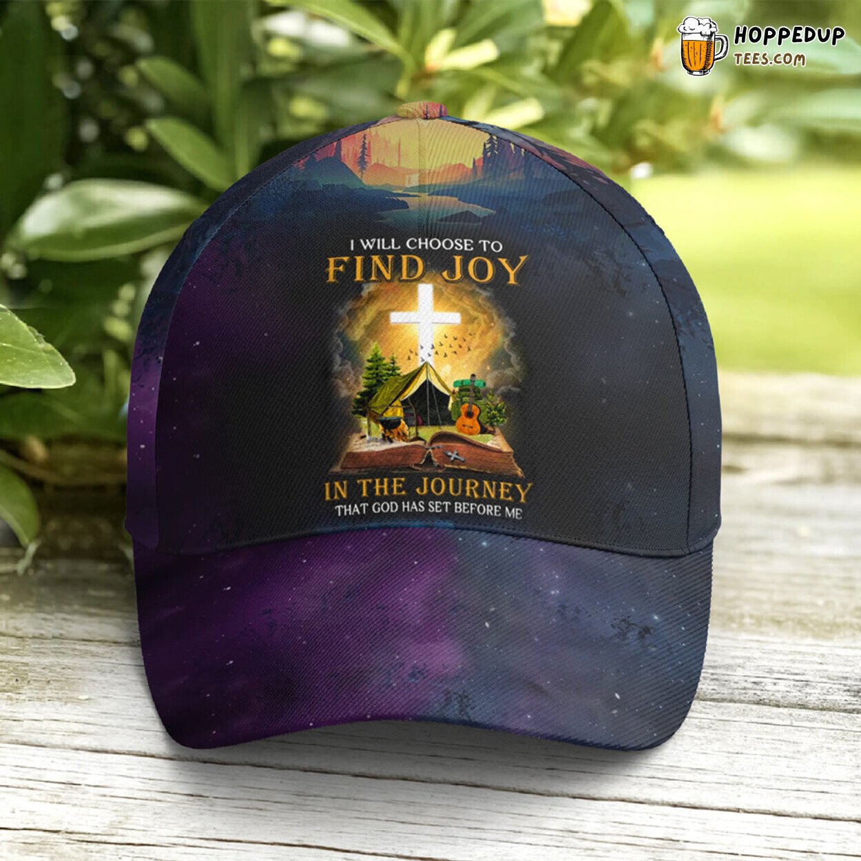 Journey Exploration Find Joy Unique Design Baseball Cap Statement