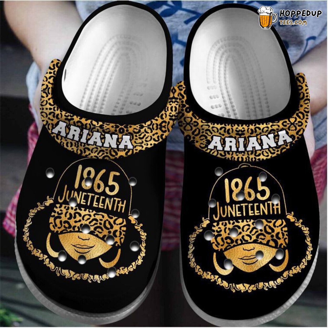 Juneteenth Inspired Personalized Classic Clogs Unique Celebratory Shoes