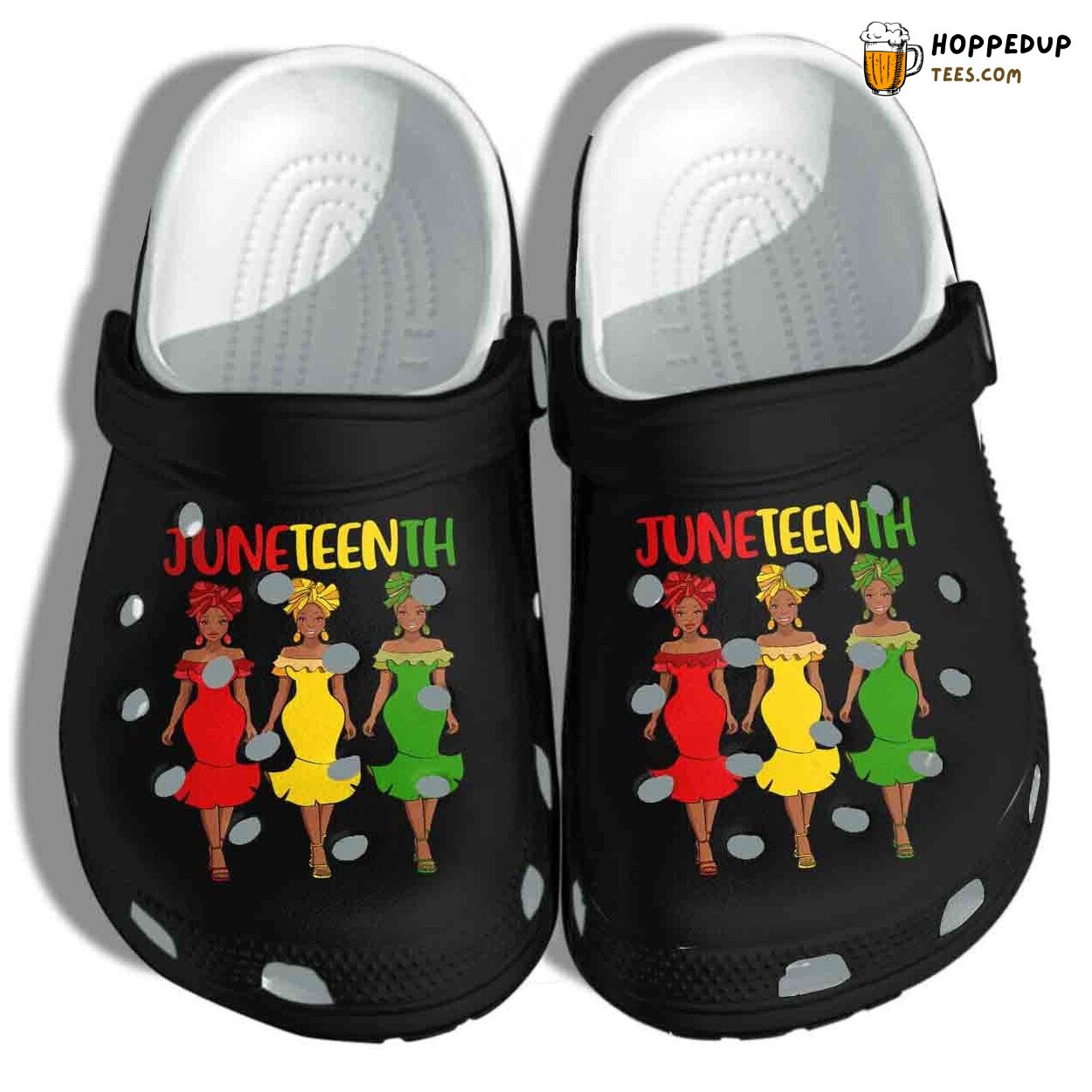 Juneteenth Melanin Custom Black Women Beach Comfortable Clogs