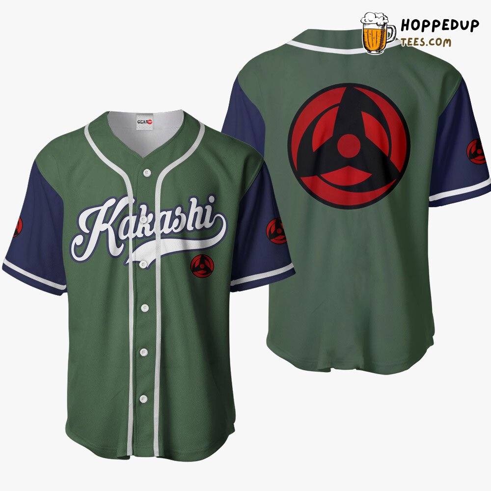 Kakashi Hatake Unique Symbol Anime Baseball Jersey Shirt Distinctive