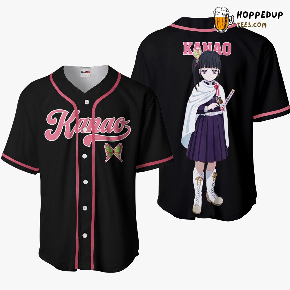 Kanao Anime Baseball Jersey Shirt Unique Distinctive Design Collection