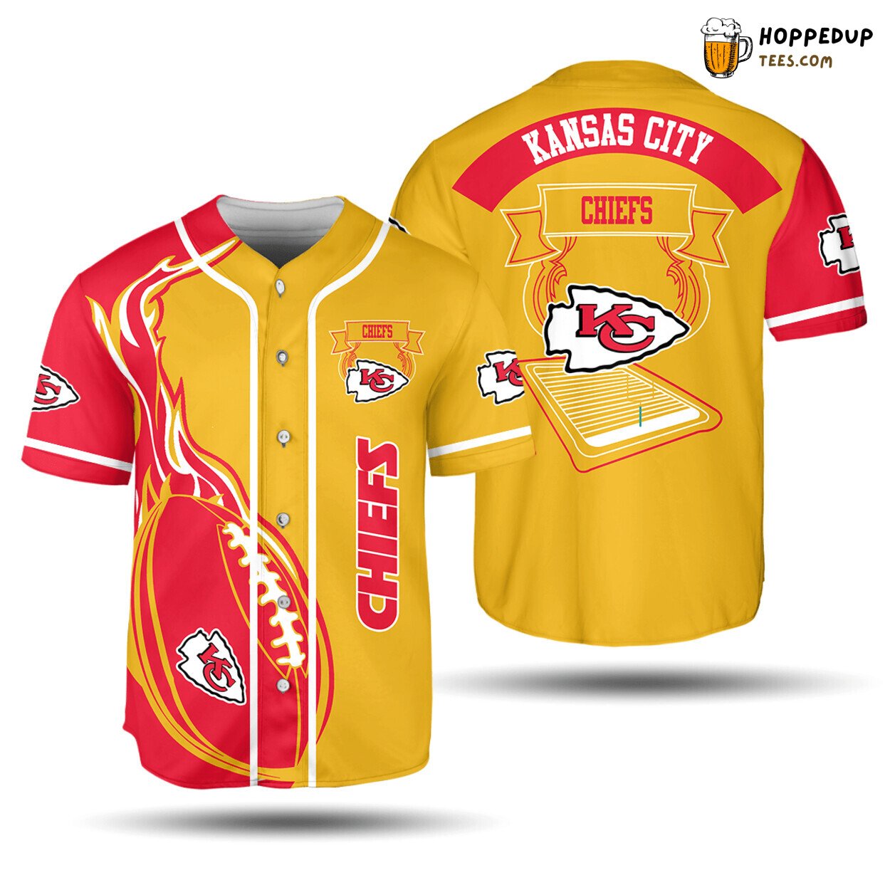 Kansas City Chiefs Baseball Jersey Fireball Perfect Gifts For Your Loved Ones Jersey Shirt