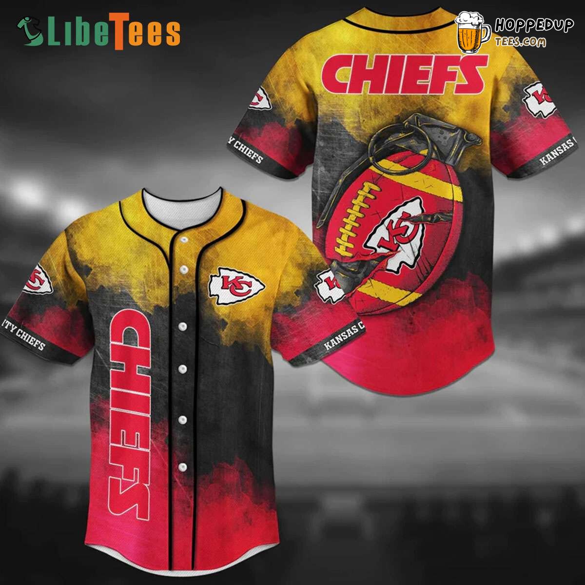 Kansas City Chiefs Baseball Jersey Grenade Perfect Gifts For Your Loved Ones Jersey Shirt