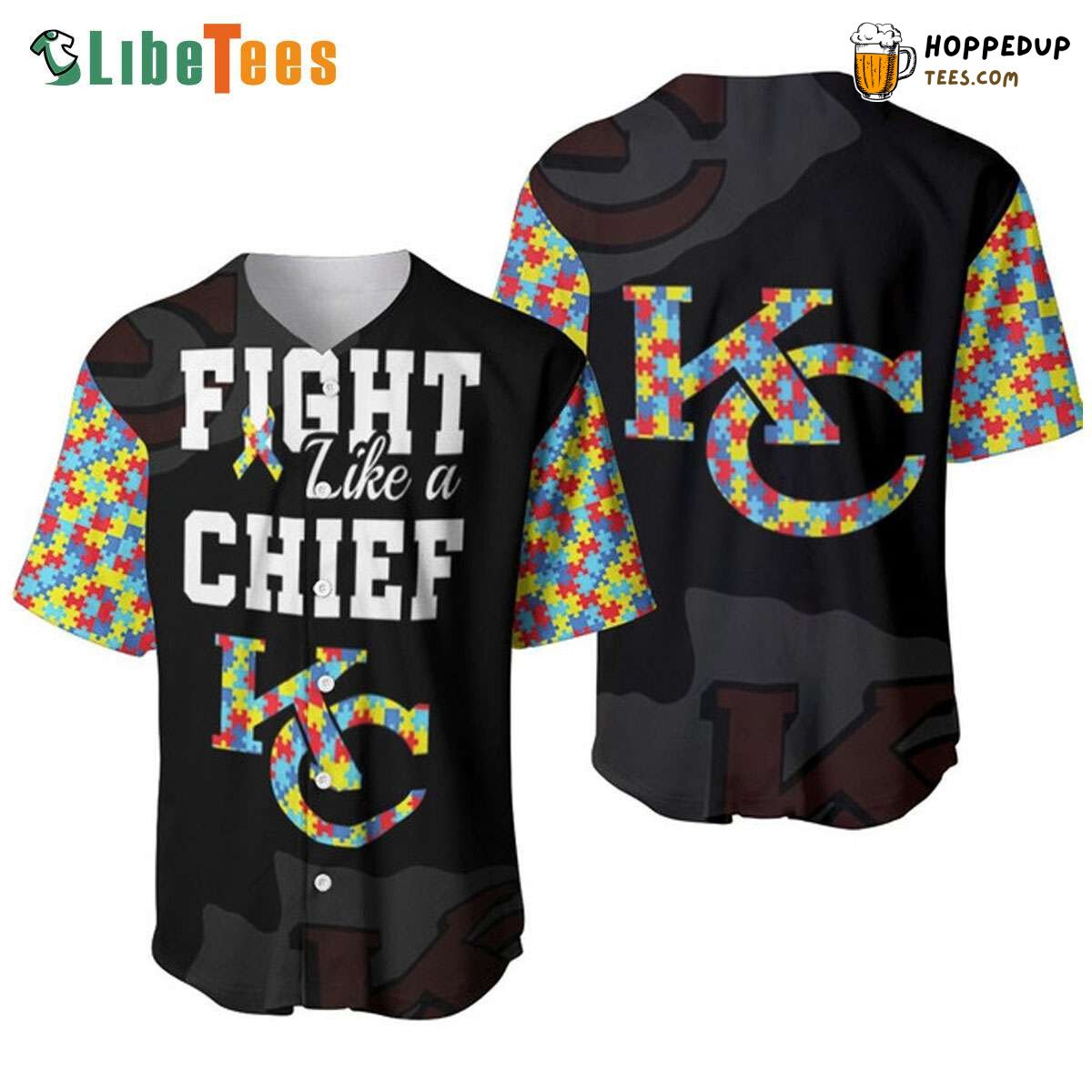 Kansas City Chiefs Baseball Jersey Motivational Fight Theme