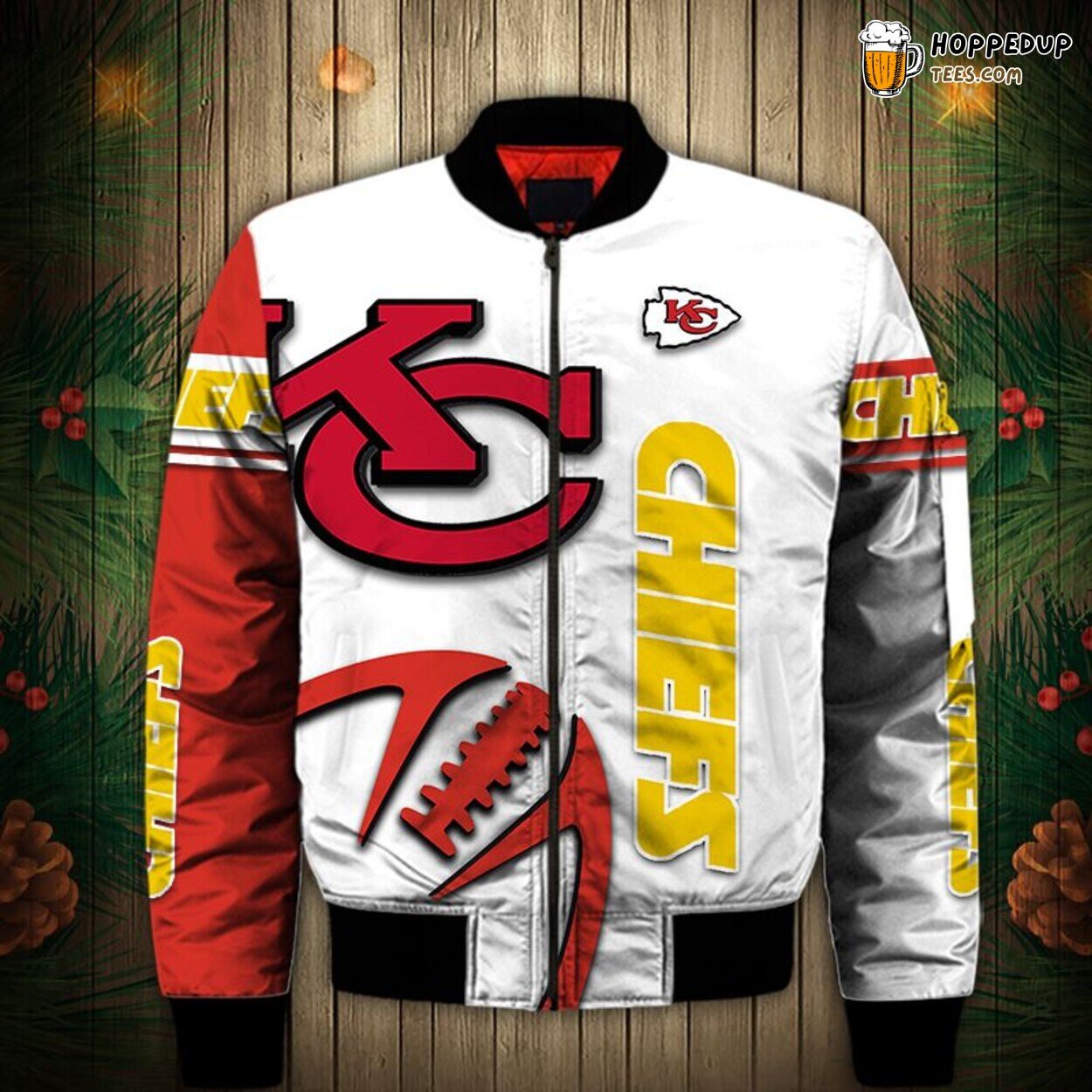 Kansas City Chiefs Bomber Jacket Ball Graphics Dedicated Fans’ Choice